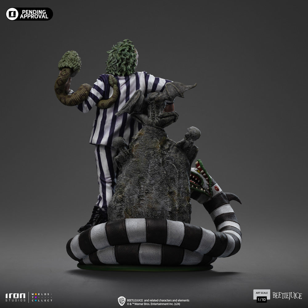 Estátua Besouro Suco Deluxe - Os Fantasmas se Divertem - Art Scale 1/10 - Iron Studios