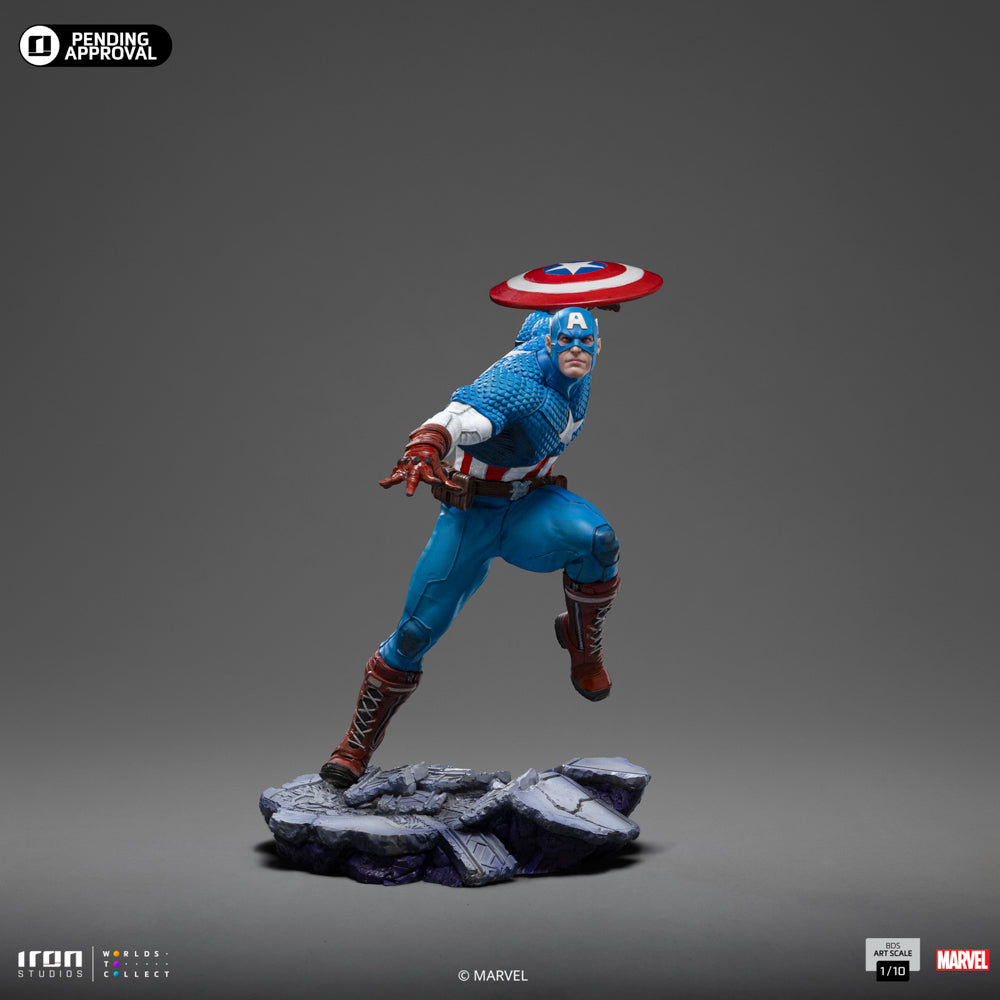 Estátua Capitão América - Infinity Gauntlet Diorama - BDS Art Scale 1/10 - Iron Studios