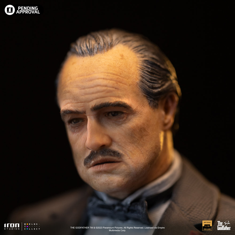 Estátua Don Vito Corleone Deluxe - O Poderoso Chefão - Art Scale 1/10 - Iron Studios