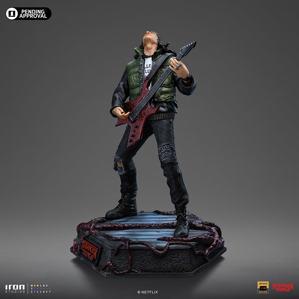 Estátua Eddie Munson - Strange Things - Art Scale 1/10 - Iron Studios