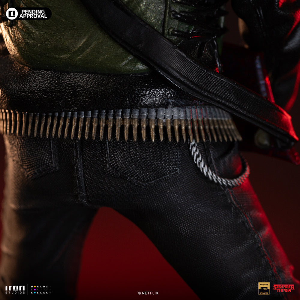 Estátua Eddie Munson - Strange Things - Art Scale 1/10 - Iron Studios