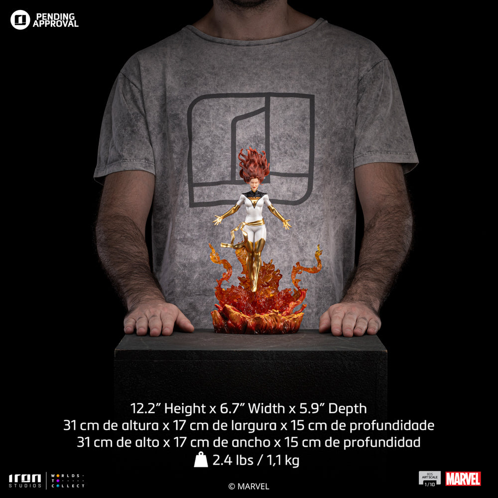 Estátua Fenix (White Version) - X-Men - Art Scale 1/10 - Iron Studios
