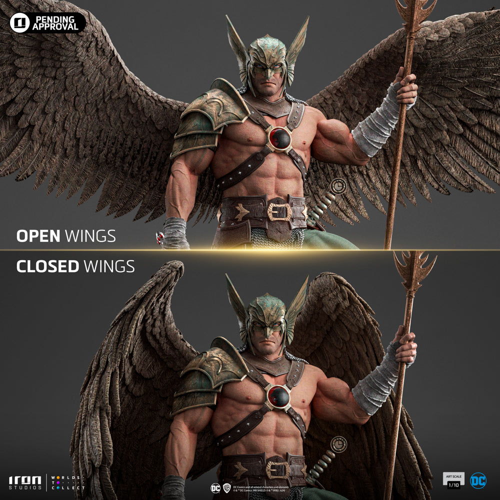 Estátua Hawkman 10th Anniversary - DC Comics - Art Scale 1/10 - Iron Studios