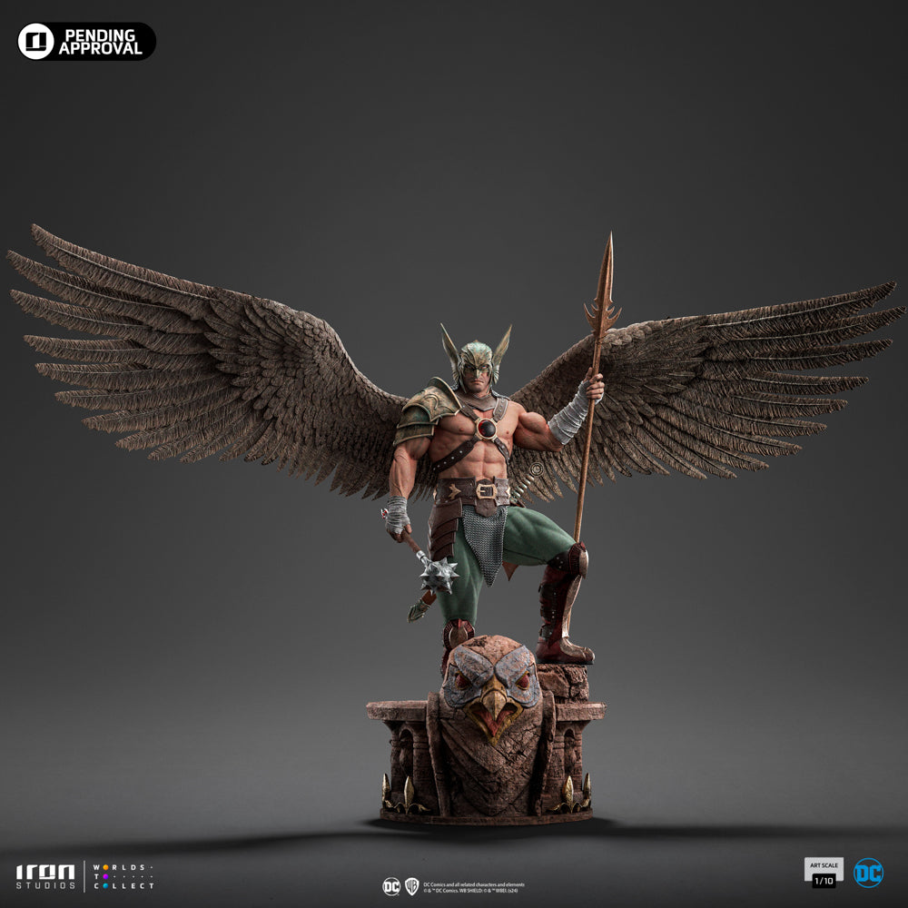 Estátua Hawkman 10th Anniversary - DC Comics - Art Scale 1/10 - Iron Studios