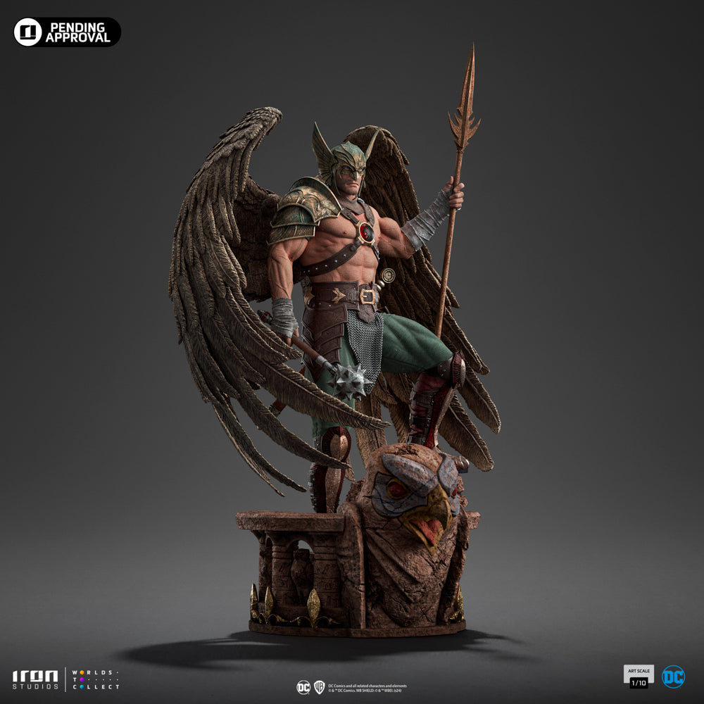 Estátua Hawkman 10th Anniversary - DC Comics - Art Scale 1/10 - Iron Studios