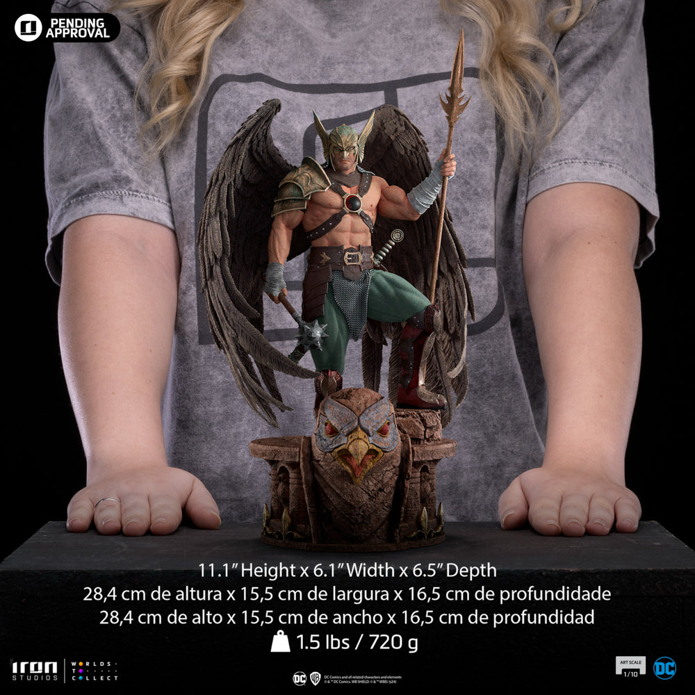 Estátua Hawkman 10th Anniversary - DC Comics - Art Scale 1/10 - Iron Studios