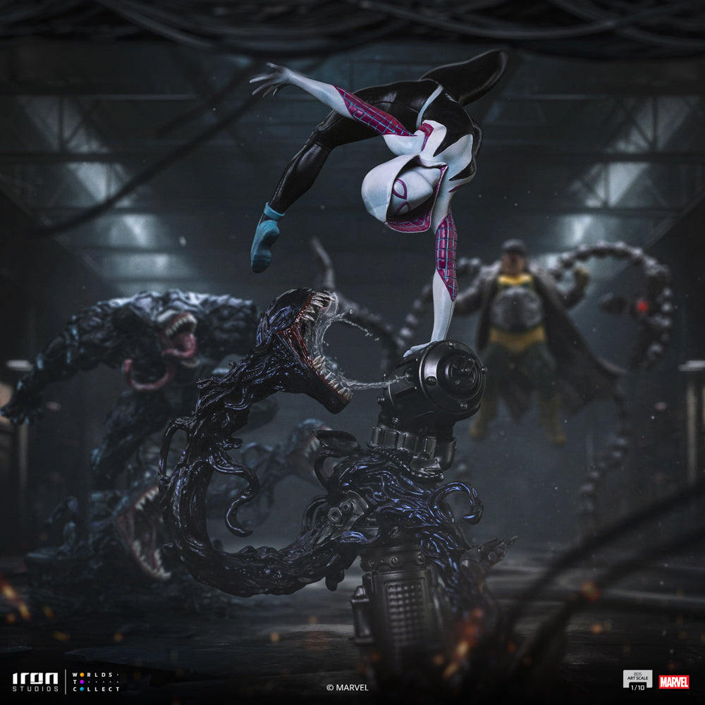 Estátua Ghost-Spider - Spider-Man vs Villains Diorama - BDS Art Scale 1/10 - Iron Studios