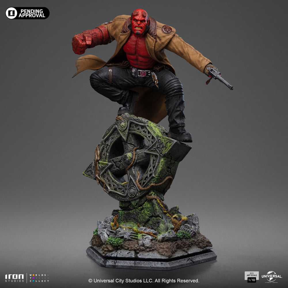 Estátua Hellboy - Hellboy 2 O Exército Dourado - Art Scale 1/10 - Iron Studios