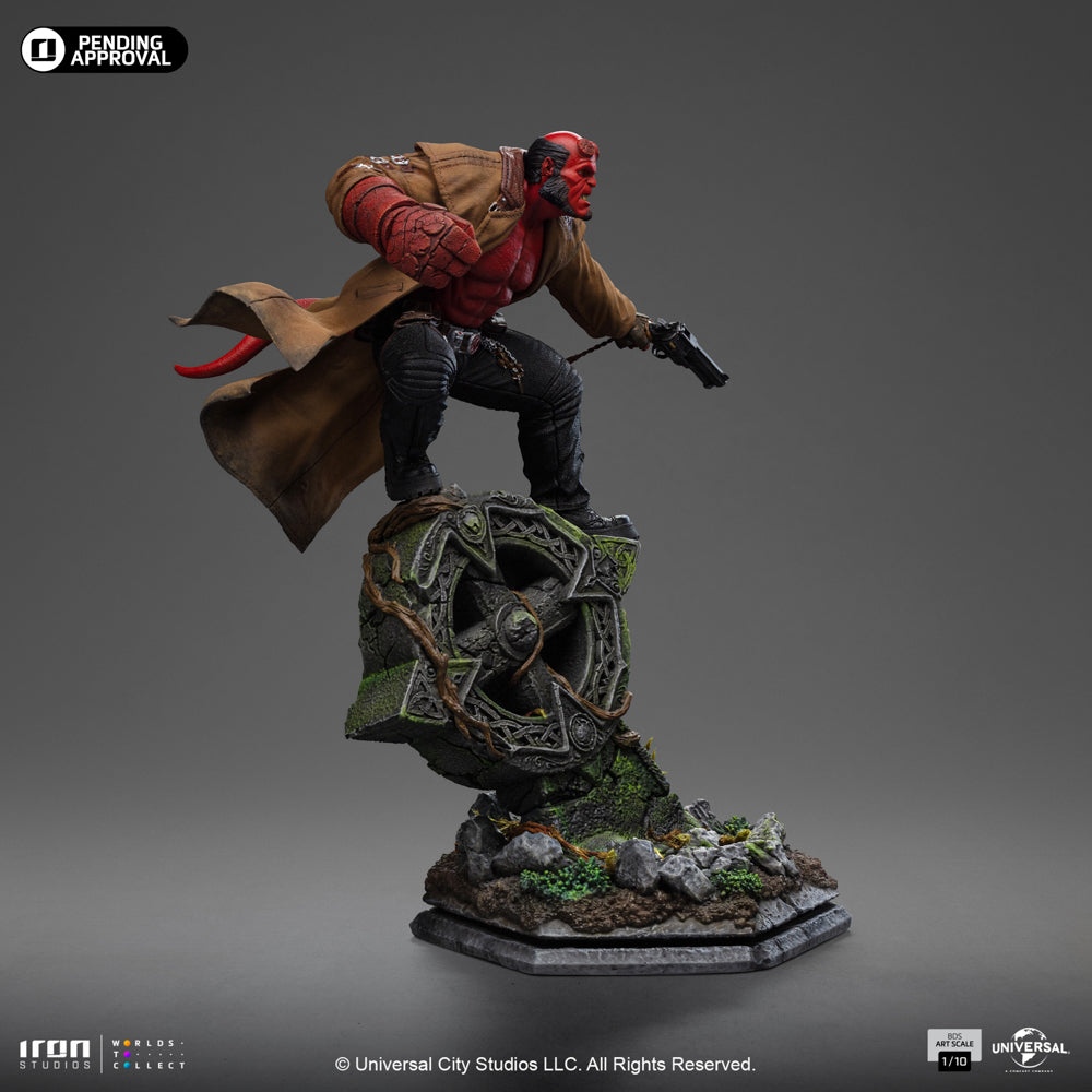 Estátua Hellboy - Hellboy 2 O Exército Dourado - Art Scale 1/10 - Iron Studios