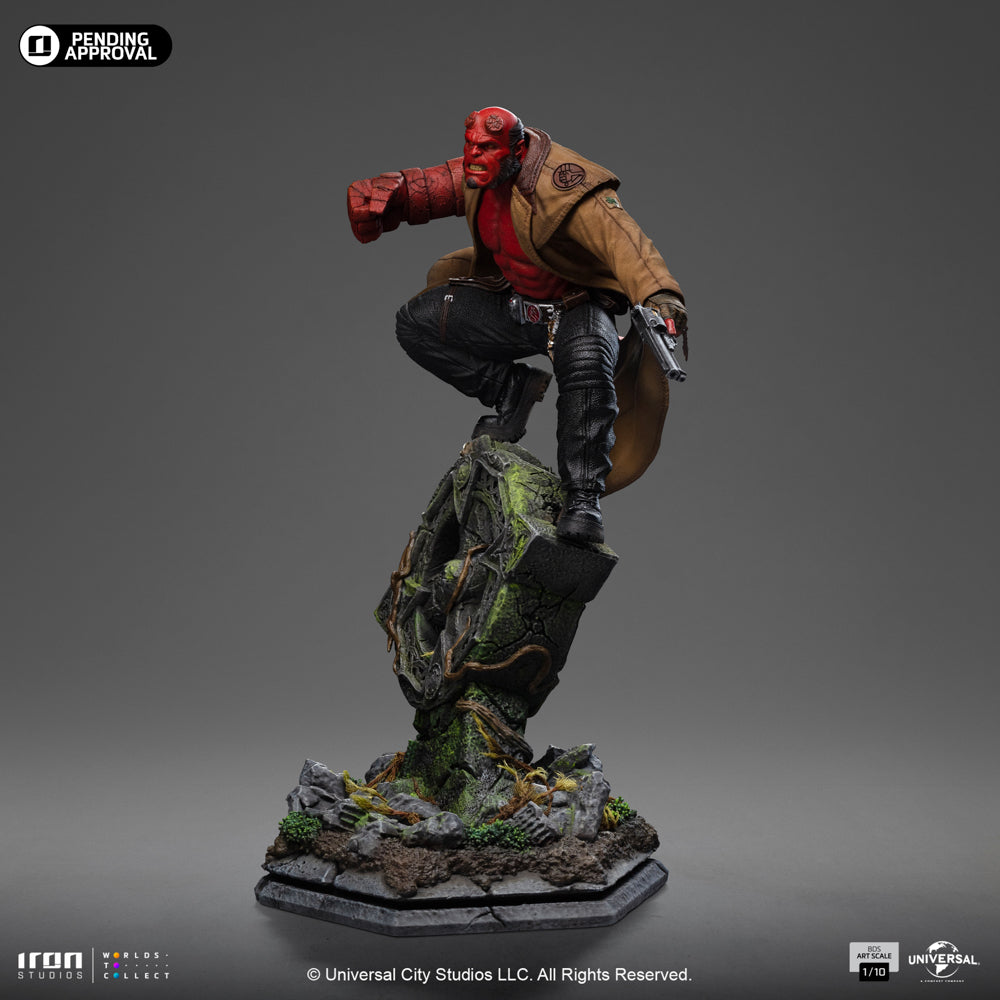 Estátua Hellboy - Hellboy 2 O Exército Dourado - Art Scale 1/10 - Iron Studios