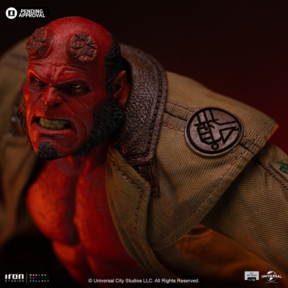 Estátua Hellboy - Hellboy 2 O Exército Dourado - Art Scale 1/10 - Iron Studios