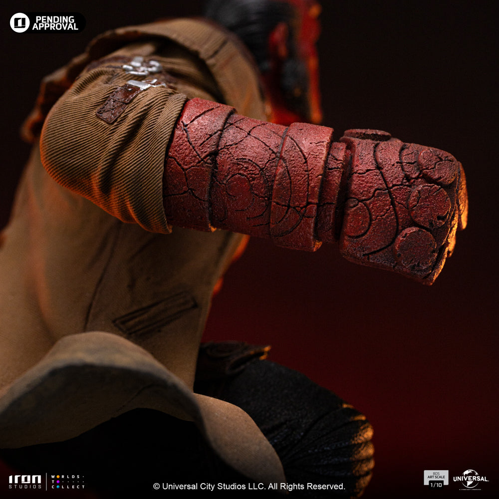 Estátua Hellboy - Hellboy 2 O Exército Dourado - Art Scale 1/10 - Iron Studios