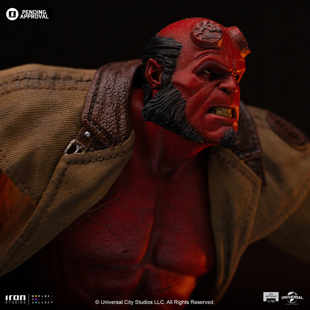 Estátua Hellboy - Hellboy 2 O Exército Dourado - Art Scale 1/10 - Iron Studios