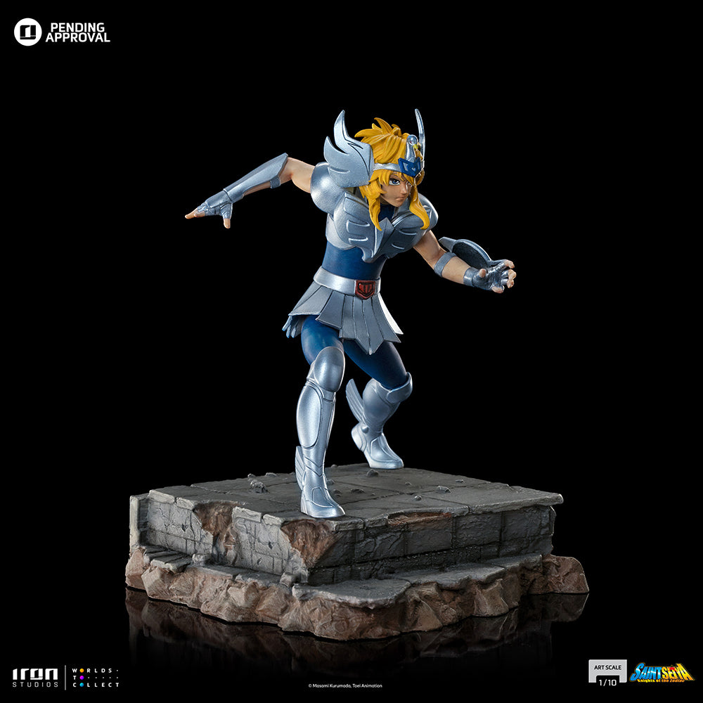 Estátua Hyoga de Cisne - Os Cavaleiros do Zodíaco - Art Scale 1/10 - Iron Studios