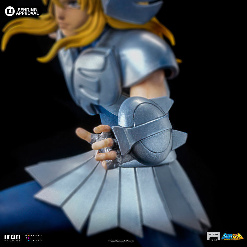 Estátua Hyoga de Cisne - Os Cavaleiros do Zodíaco - Art Scale 1/10 - Iron Studios