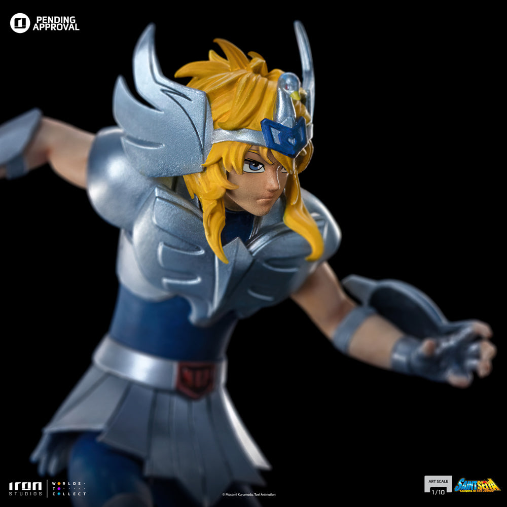 Estátua Hyoga de Cisne - Os Cavaleiros do Zodíaco - Art Scale 1/10 - Iron Studios