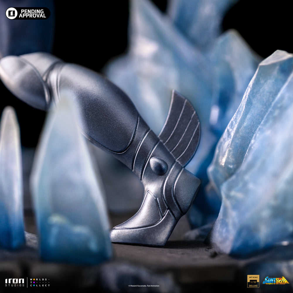 Estátua Hyoga de Cisne Deluxe - Os Cavaleiros do Zodíaco - Art Scale 1/10 - Iron Studios