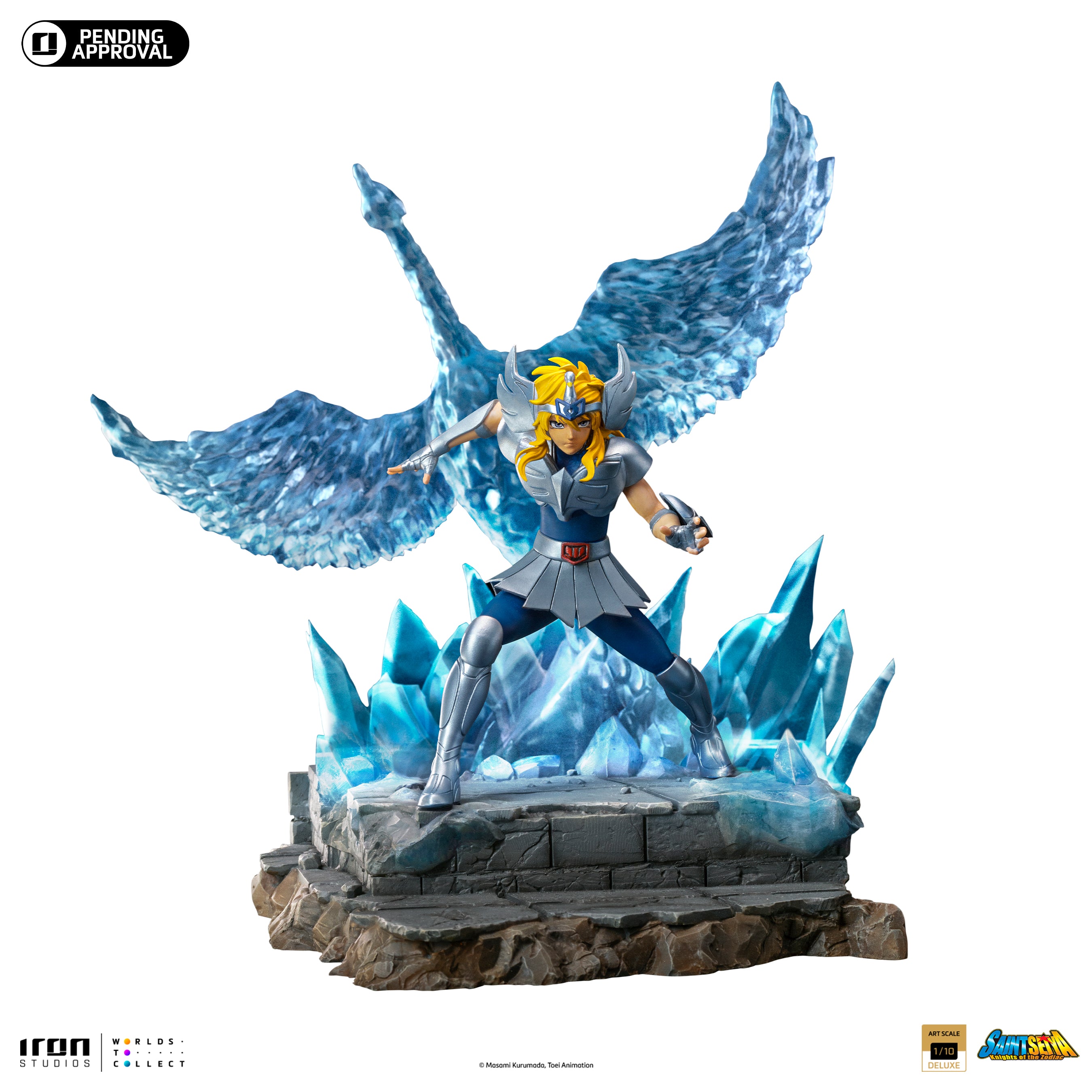 Estátua Hyoga de Cisne Deluxe - Os Cavaleiros do Zodíaco - Art
