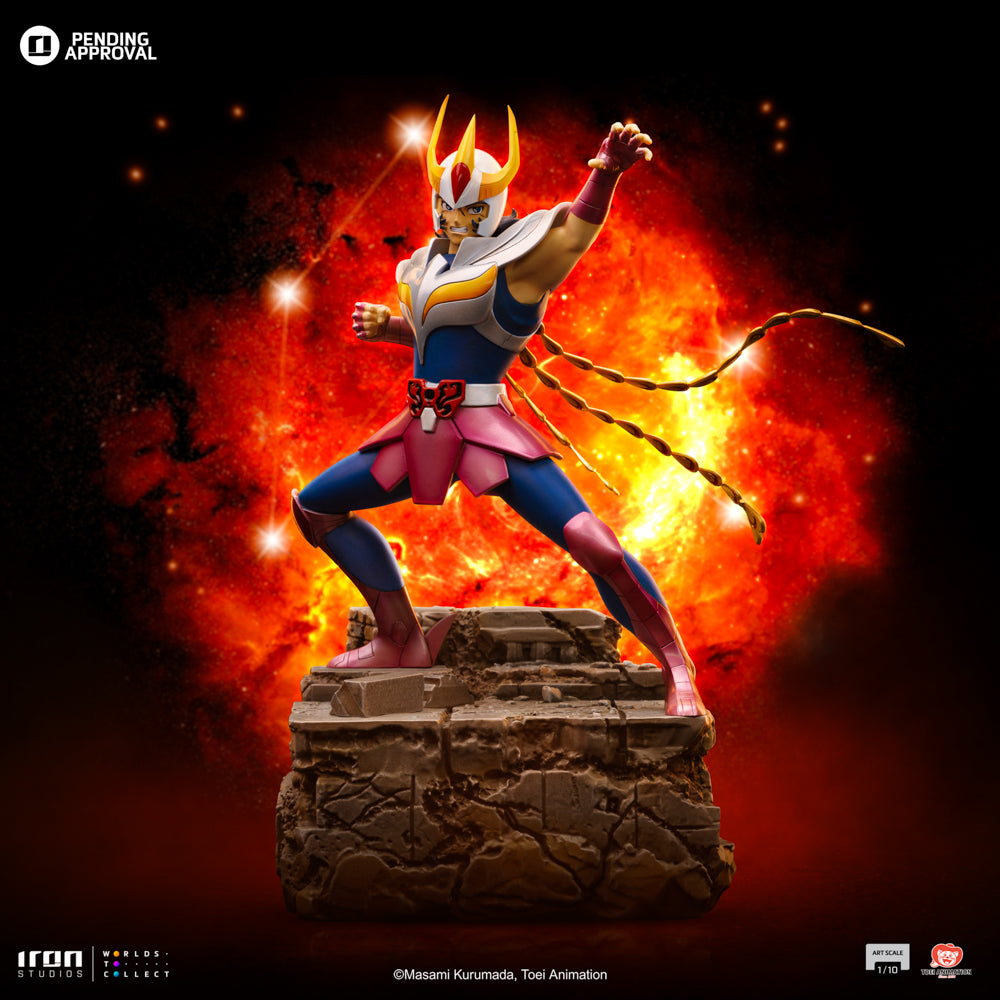 Estátua Ikki de Fenix - Os Cavaleiros do Zodíaco - Art Scale 1/10 - Iron Studios