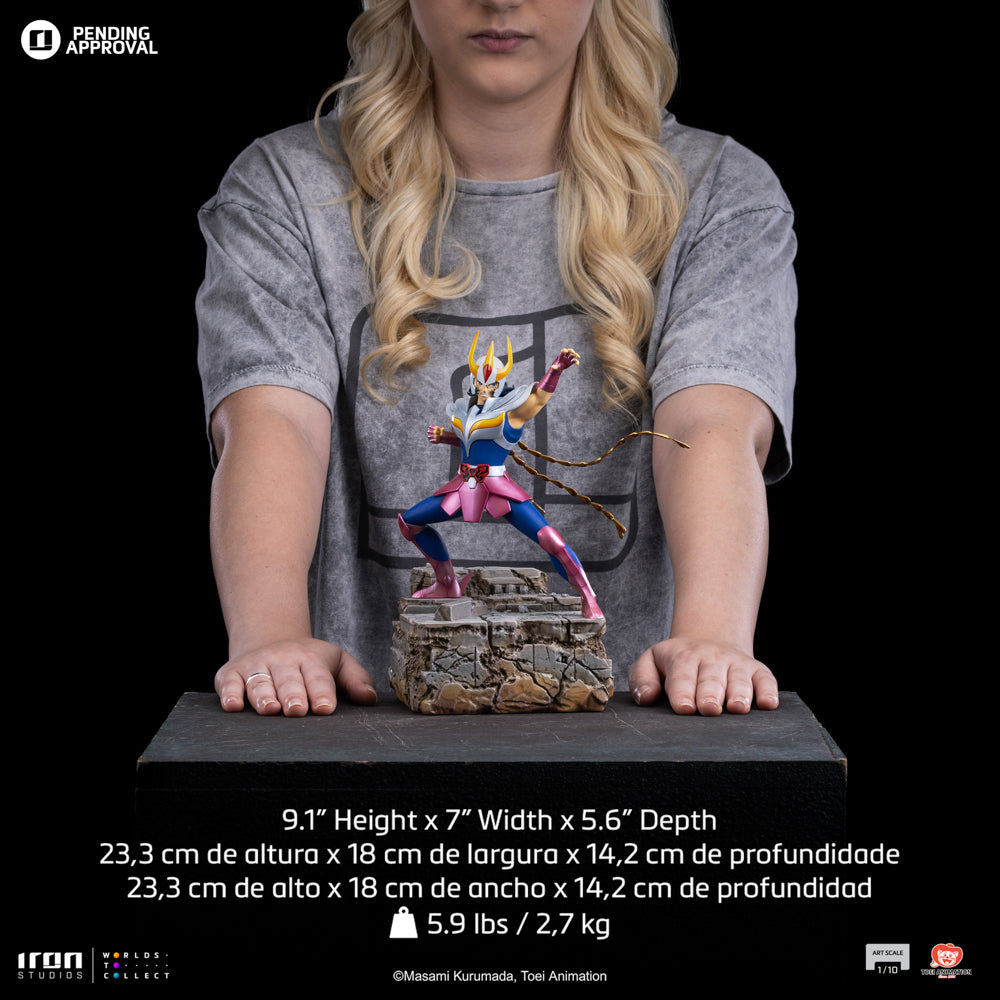 Estátua Ikki de Fenix - Os Cavaleiros do Zodíaco - Art Scale 1/10 - Iron Studios