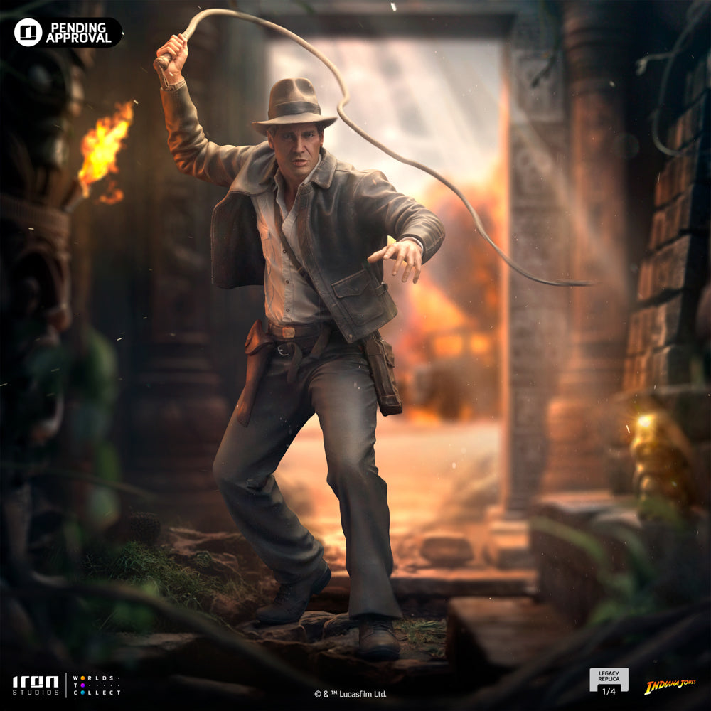 Estátua Indiana Jones - Indiana Jones - Legacy Replica 1/4 - Iron Studios