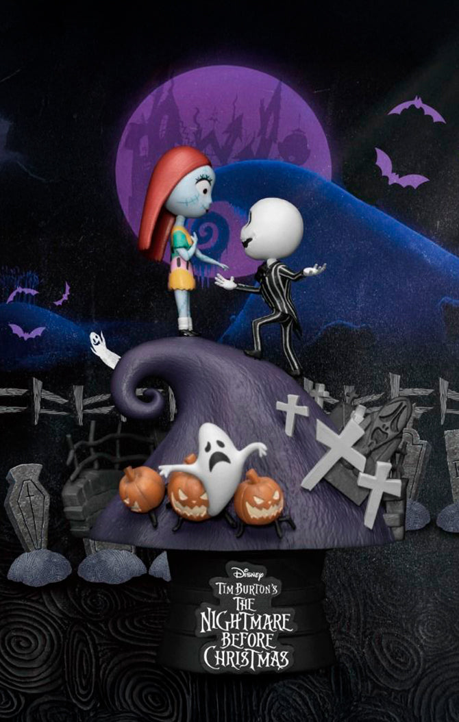 The Nightmare Before Christmas ジャック&サリー Estátua Jack & Sally - The Nightmare Before Christmas - D Stage