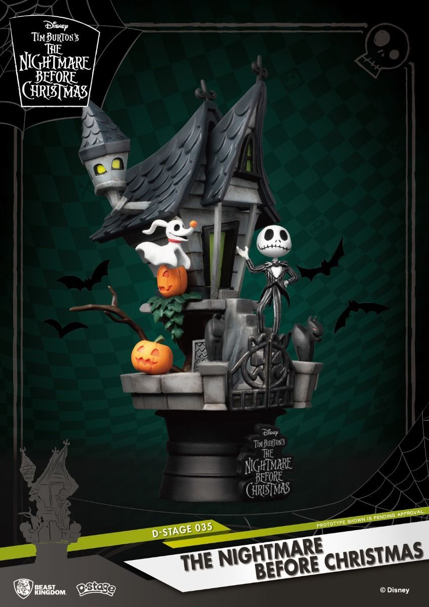 Estátua Jack Skellington - O Estranho Mundo de Jack - D-Stage - Beast Kingom