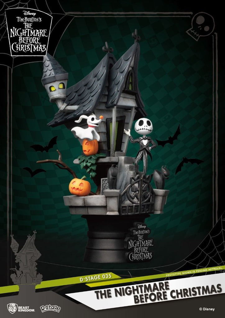 Estátua Jack Skellington - O Estranho Mundo de Jack - D-Stage - Beast Kingom