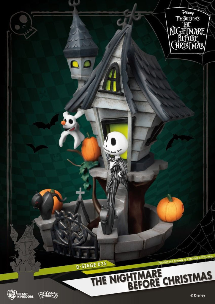 Estátua Jack Skellington - O Estranho Mundo de Jack - D-Stage - Beast Kingom
