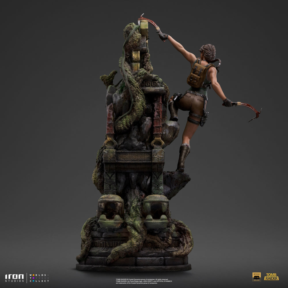 Estátua Lara Croft Deluxe - Tomb Raider - Art Scale 1/10 - Iron Studios
