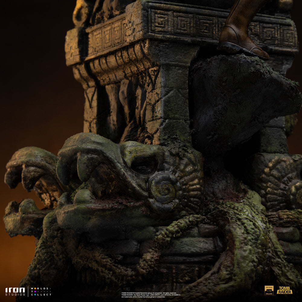 Estátua Lara Croft Deluxe - Tomb Raider - Art Scale 1/10 - Iron Studios