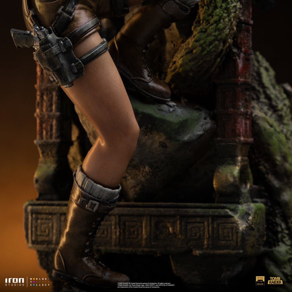 Estátua Lara Croft Deluxe - Tomb Raider - Art Scale 1/10 - Iron Studios