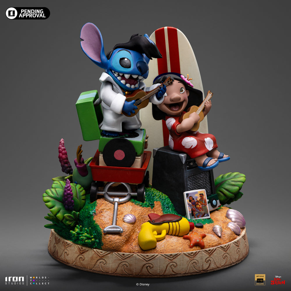 Estátua Lilo & Stitch Deluxe - Disney Classics - Art Scale 1/10 - Iron Studios