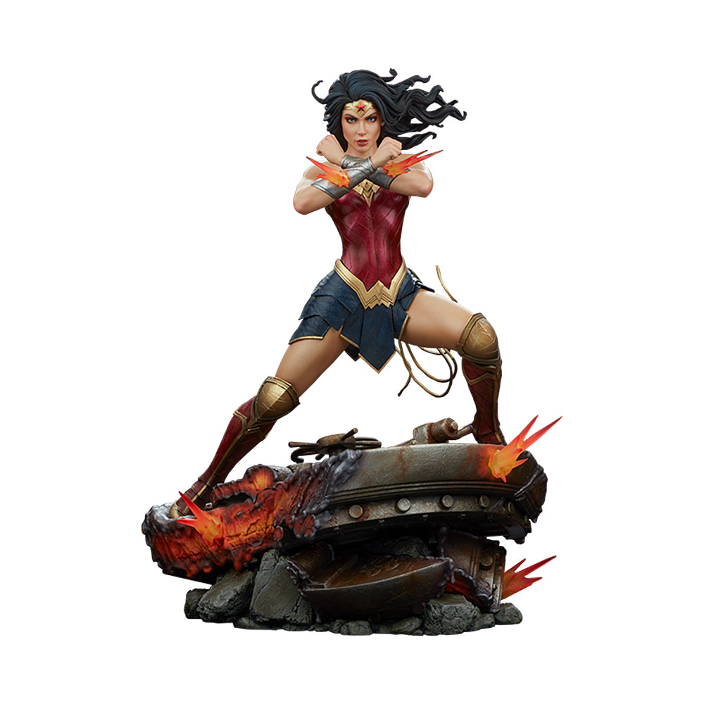 Estátua Mulher Maravilha Saving The Day - DC Comics - Premium Format 1/4 - Sideshow