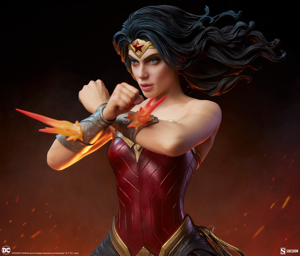 Estátua Mulher Maravilha Saving The Day - DC Comics - Premium Format 1/4 - Sideshow