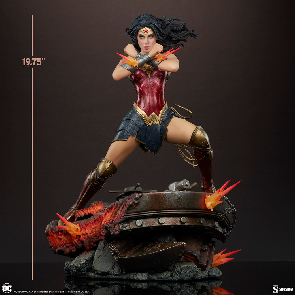 Estátua Mulher Maravilha Saving The Day - DC Comics - Premium Format 1/4 - Sideshow