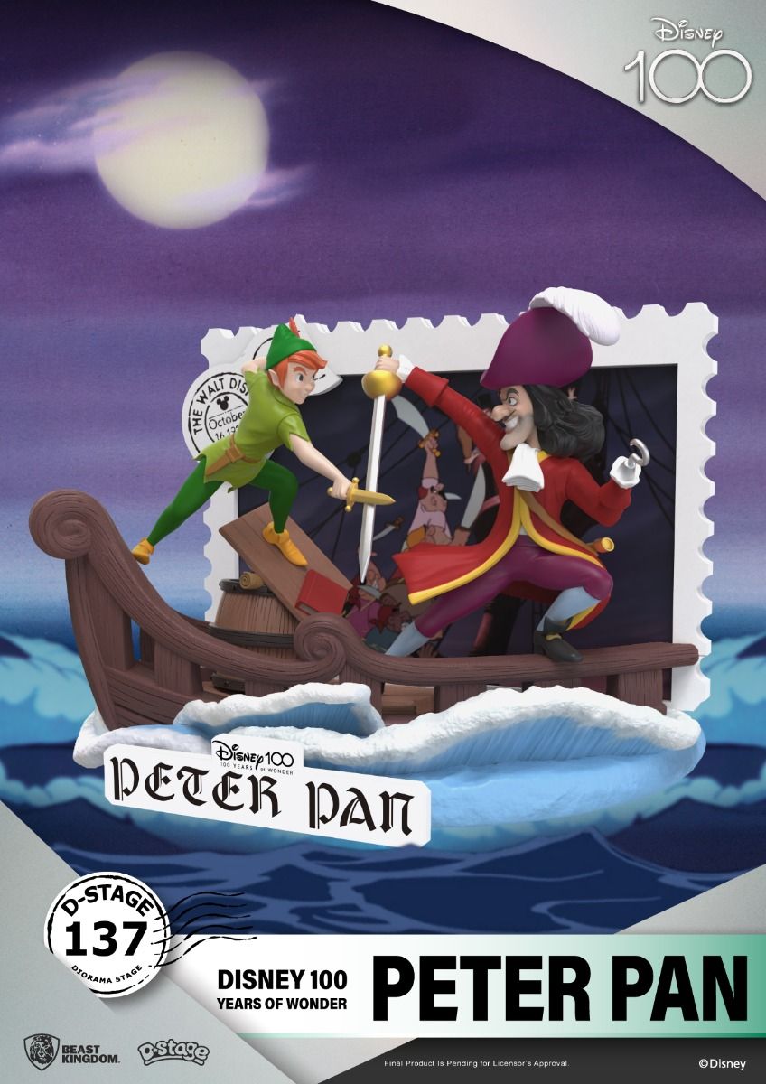 Estátua Peter Pan - Disney 100 Years - D-Stage - Beast Kingdom