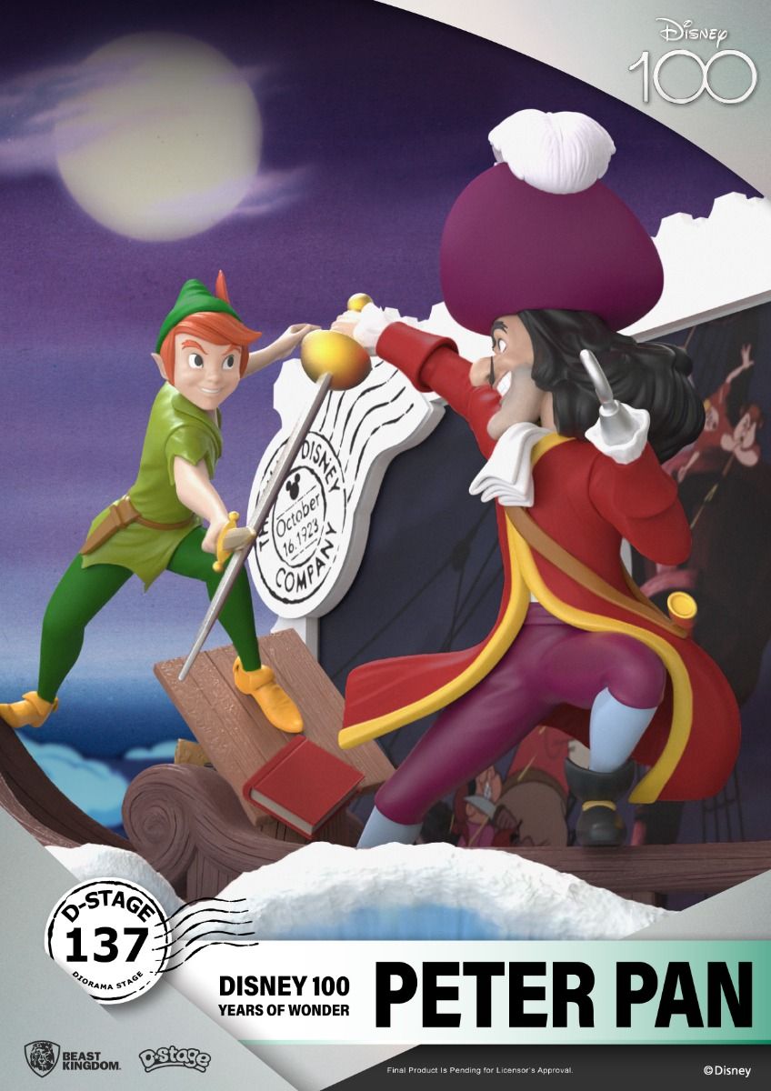 Estátua Peter Pan - Disney 100 Years - D-Stage - Beast Kingdom