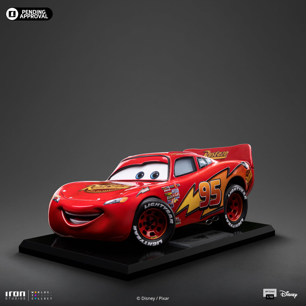 Estátua Relâmpago Mcqueen - Carros - Art Scale 1/10 - Iron Studios