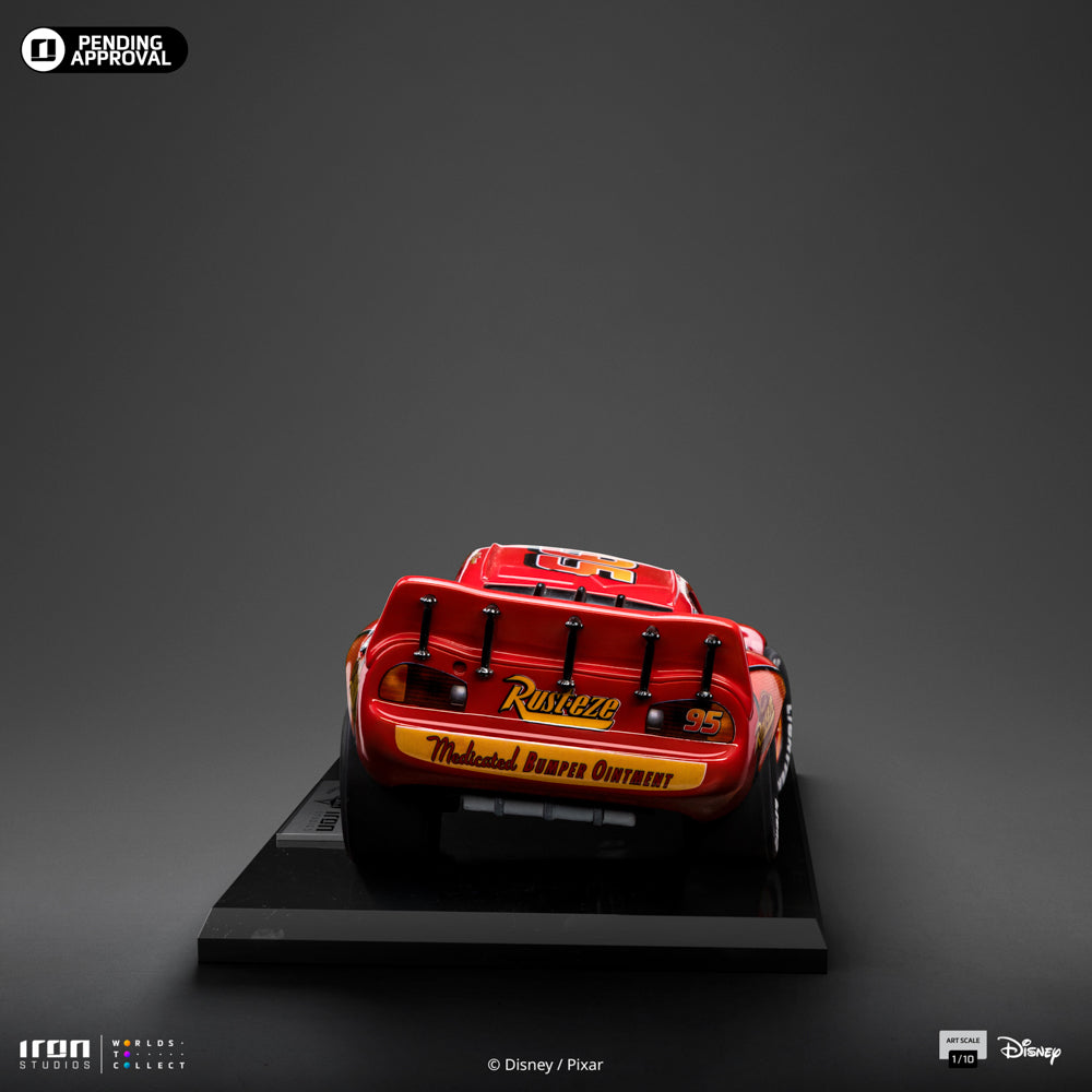 Estátua Relâmpago Mcqueen - Carros - Art Scale 1/10 - Iron Studios