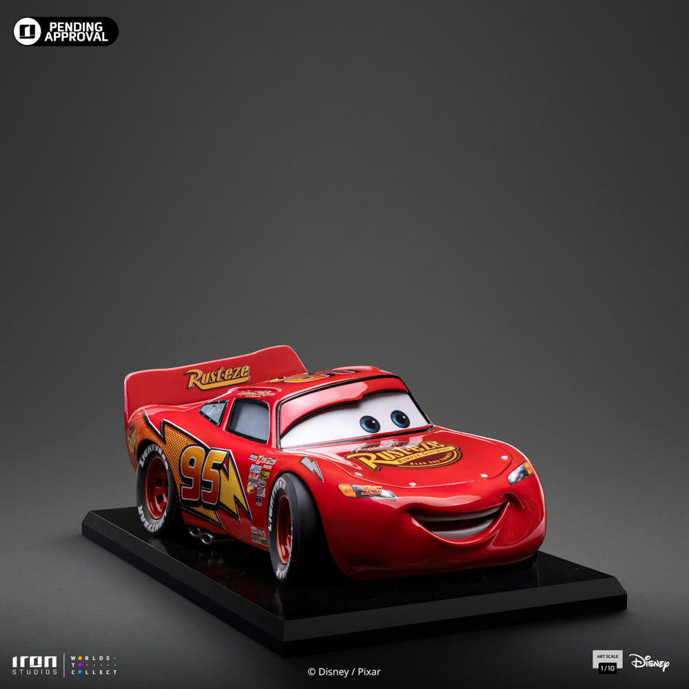 Estátua Relâmpago Mcqueen - Carros - Art Scale 1/10 - Iron Studios