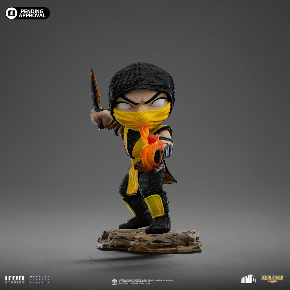Estátua Scorpion - Mortal Kombat - MiniCo - Iron Studios