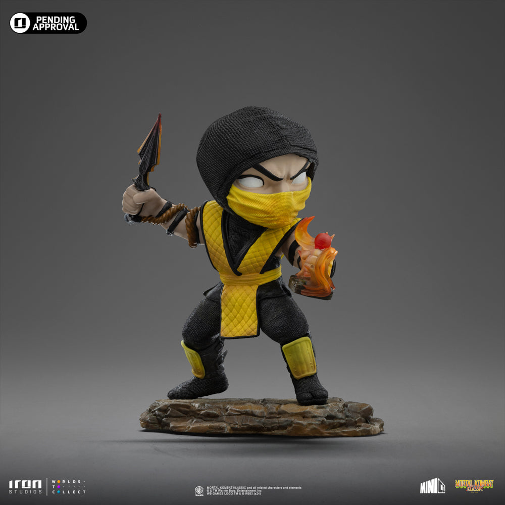 Estátua Scorpion - Mortal Kombat - MiniCo - Iron Studios