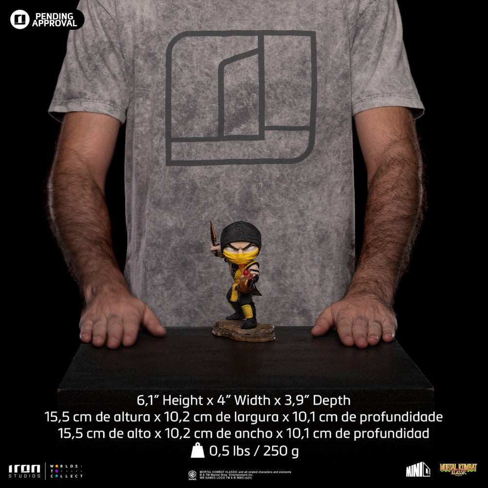 Estátua Scorpion - Mortal Kombat - MiniCo - Iron Studios
