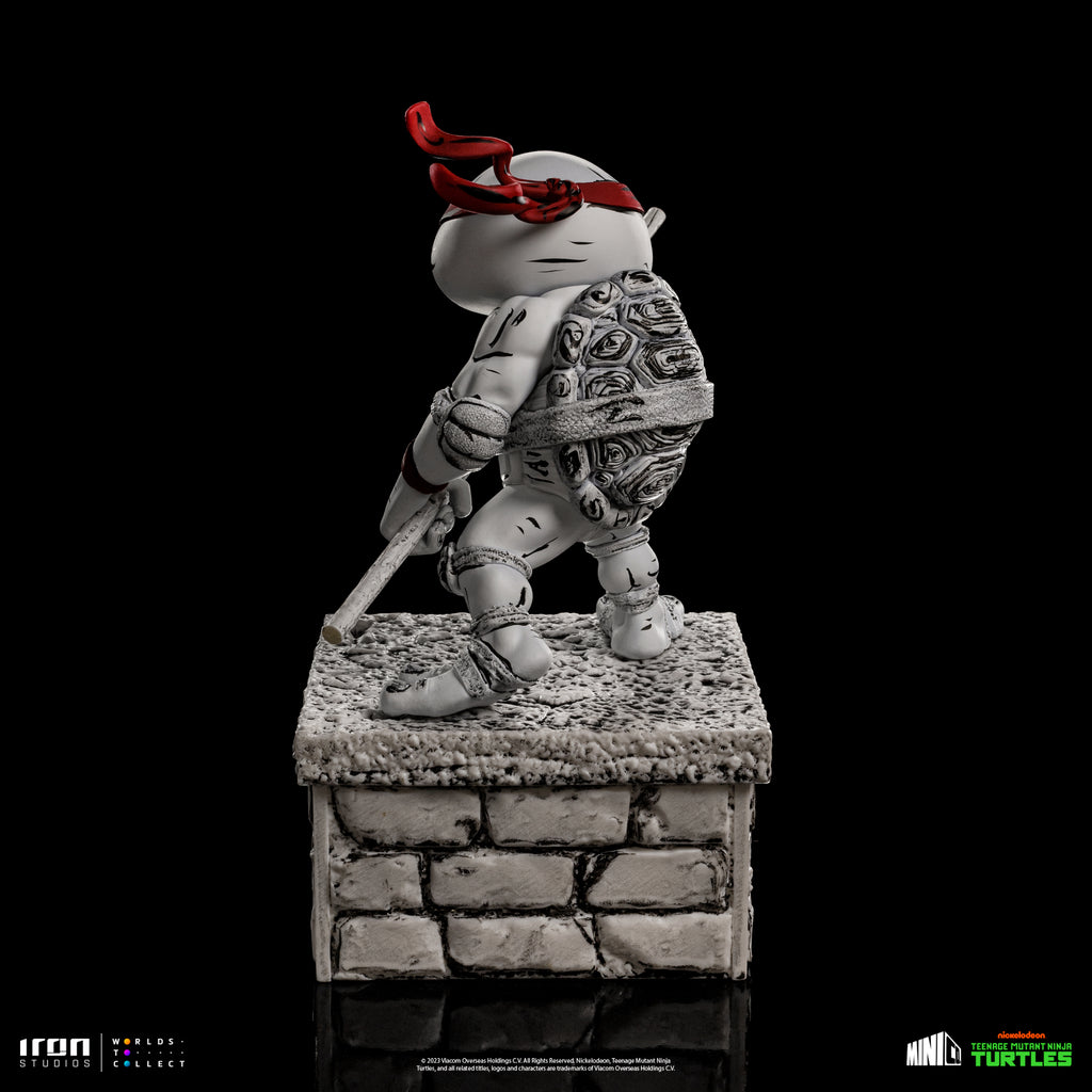 Estátua Donatello Comics  Black and White - TMNT - MiniCo - Iron Studios
