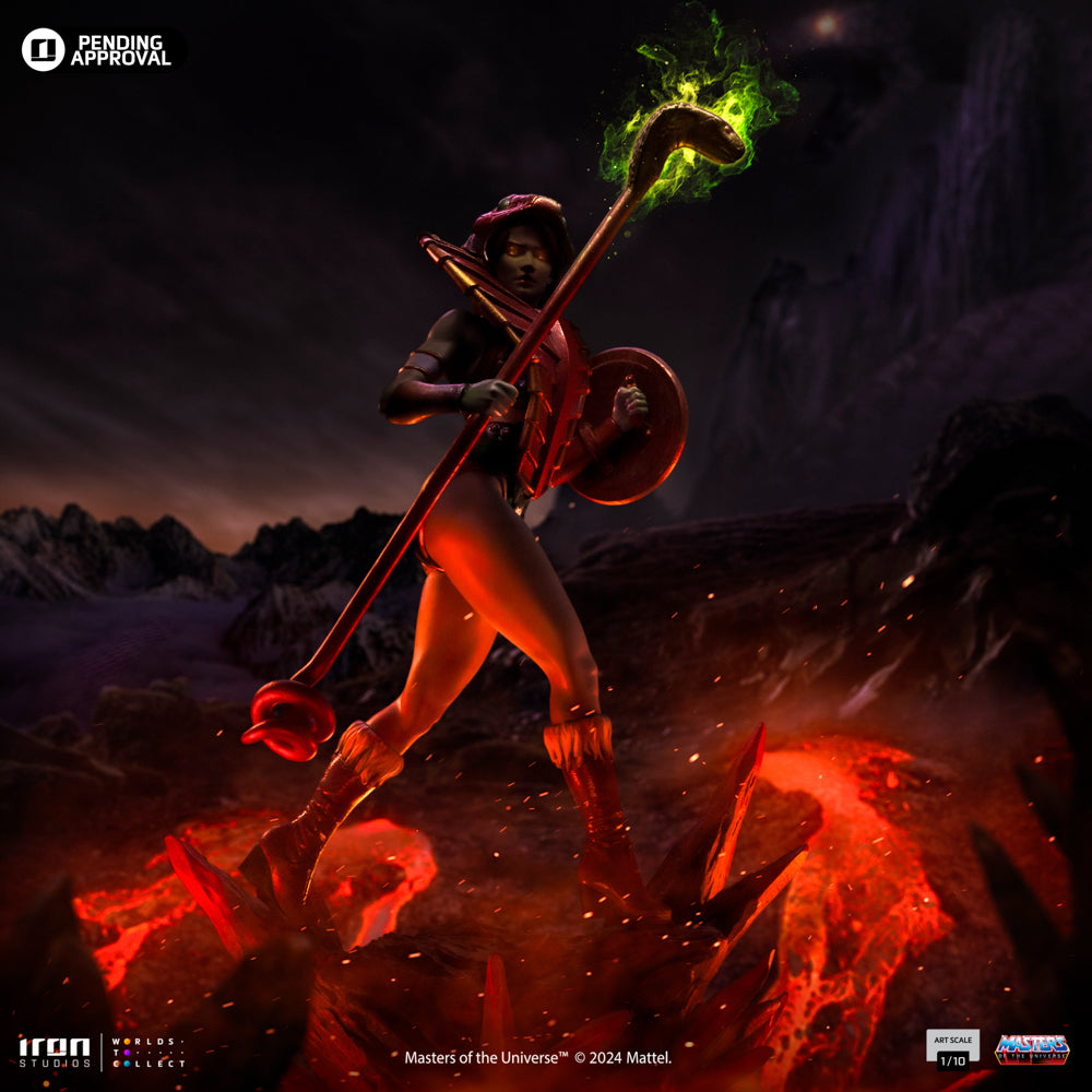 Estátua Teela Deusa Guerreira - He-Man e os Mestres do Universo - Art Scale 1/10 - Iron Studios