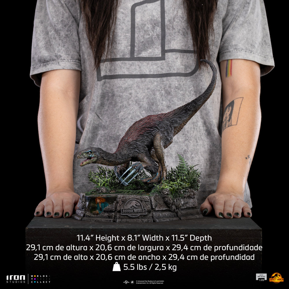 Estátua Therizinosaurus - Jurassic World: Dominion - Demi Art Scale 1/20 - Iron Studios