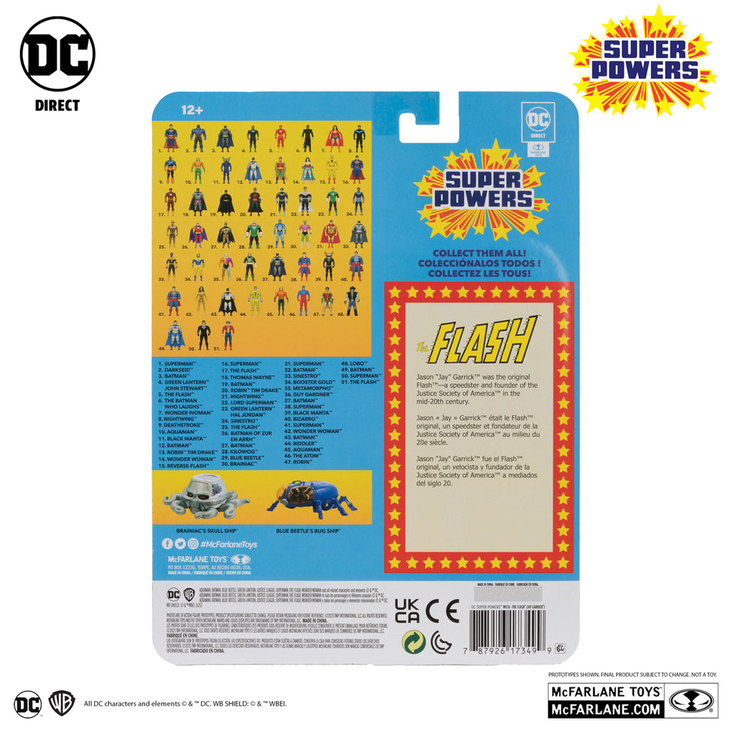 Figura The Flash Jay Garrick - DC Comics - Super Powers 5