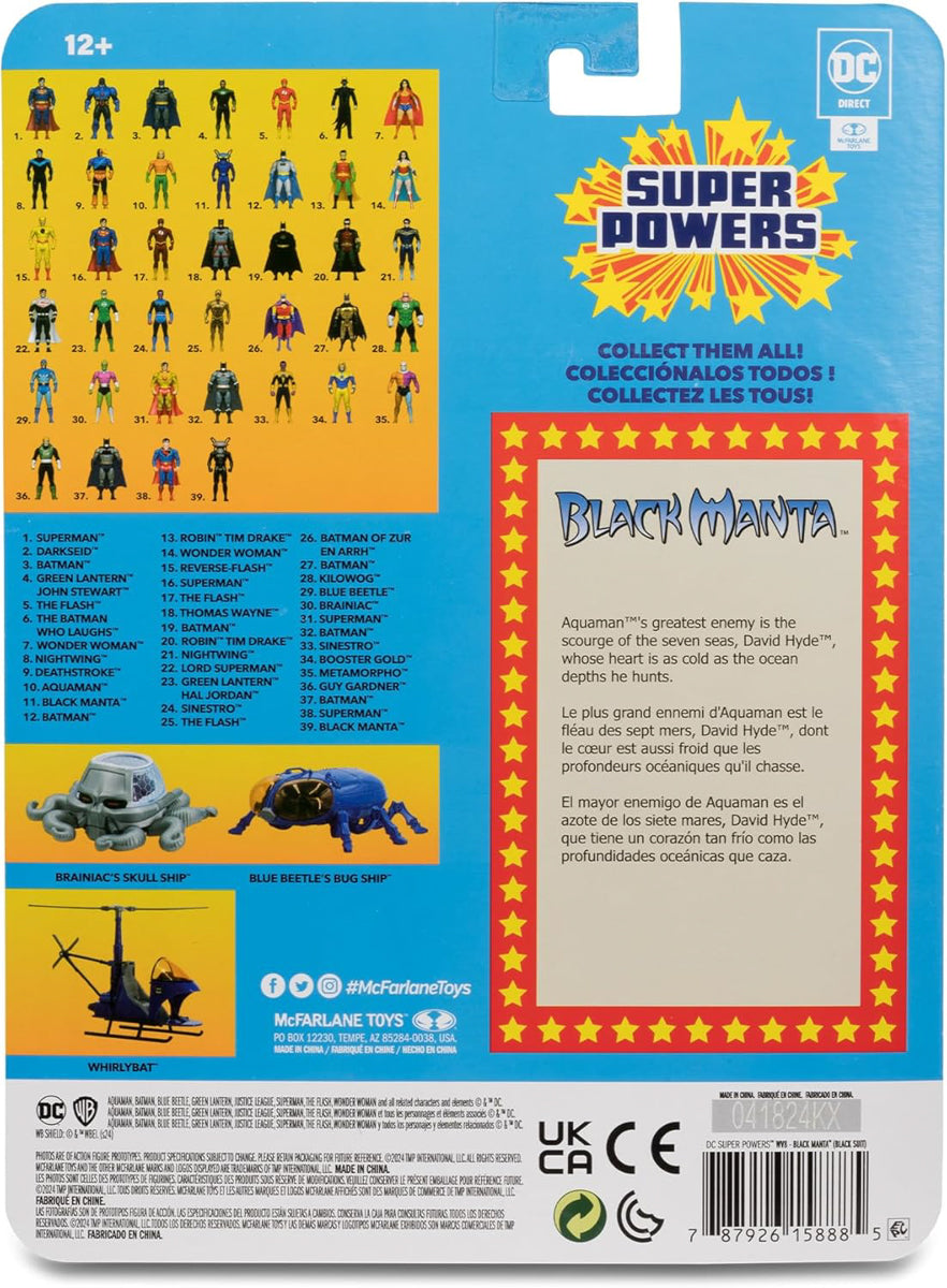 Figura Black Manta - DC Comics - Super Powers 5