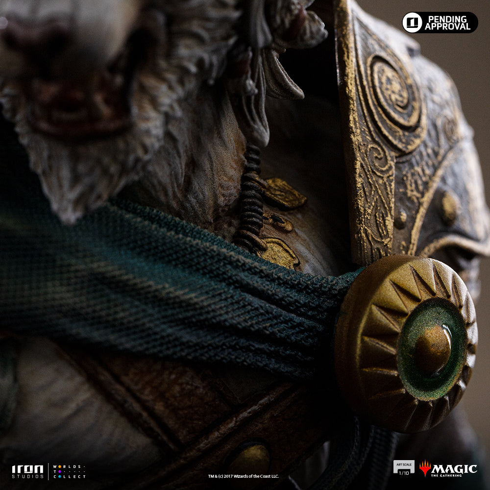 Voucher Pré-venda - Estátua Ajani Goldmane - Magic: The Gathering - Art Scale 1/10 - Iron Studios